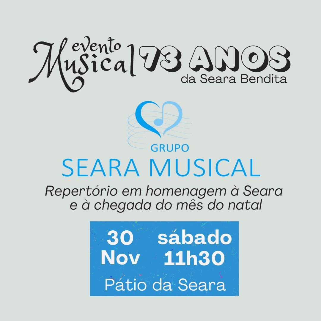 SEARA MUSICAL 30/11